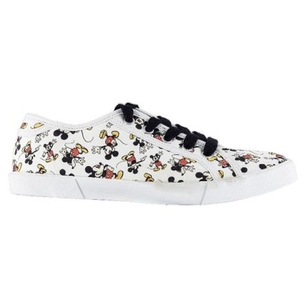 Disney Classic Mickey Mouse Canvas Shoes sz 5 Women's Sneakers